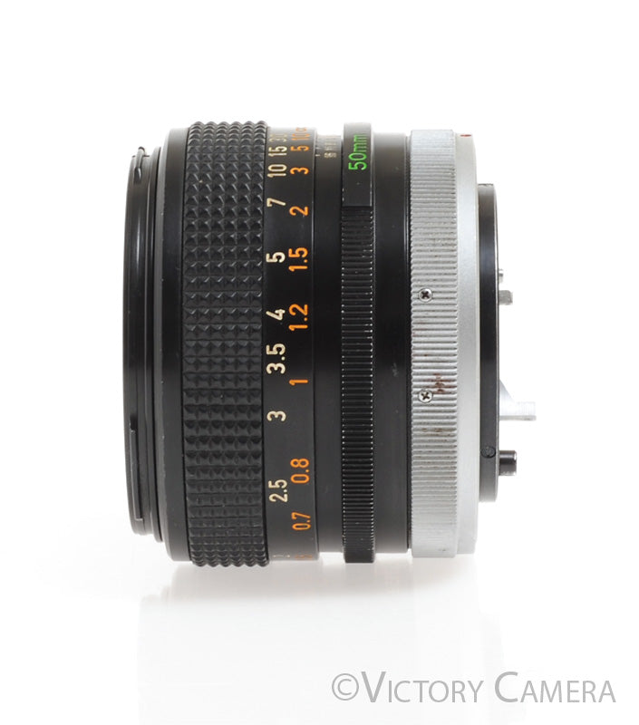 Canon 50mm F1.4 S.S.C Fast Prime Lens for FD Mount -Clean w/ Shade- - Victory Camera