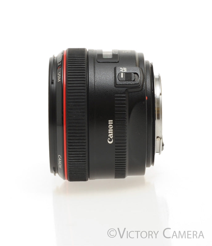 Canon EOS EF 50mm f1.2 L Series USM Prime Lens -Small Mark- [EXC-] - Victory Camera