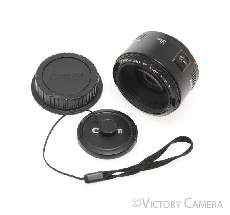 Canon EF EOS 50mm F1.8 II AF Prime Lens [EXC+] - Victory Camera