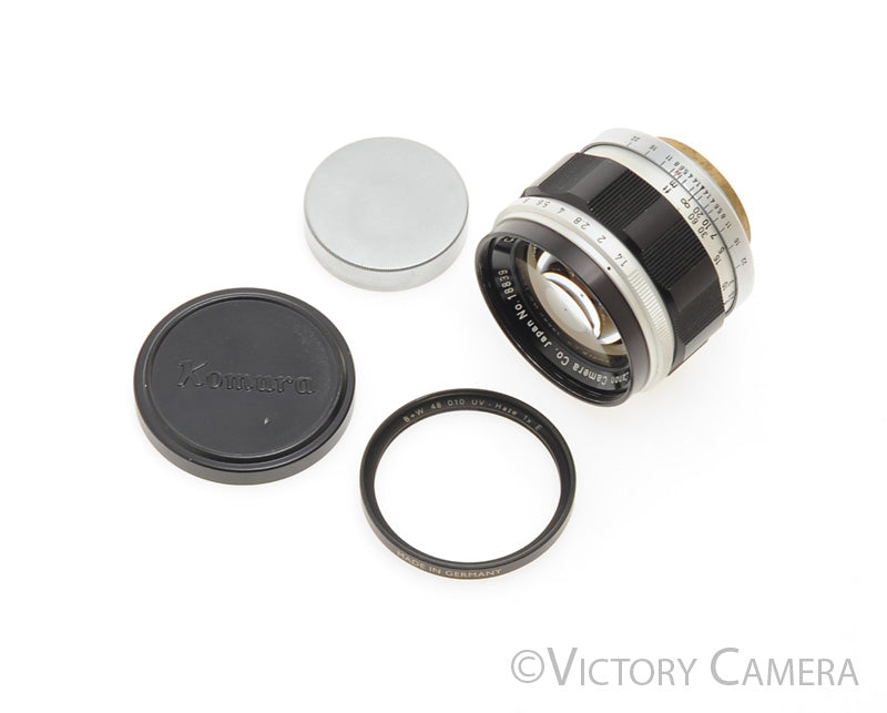 Canon 50mm f1.4 LTM L39 Leica Screw Mount Lens [EXC+] - Victory Camera