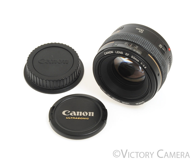 Canon EOS EF 50mm f1.4 USM Autofocus Prime Lens [MINT-] - Victory Camera