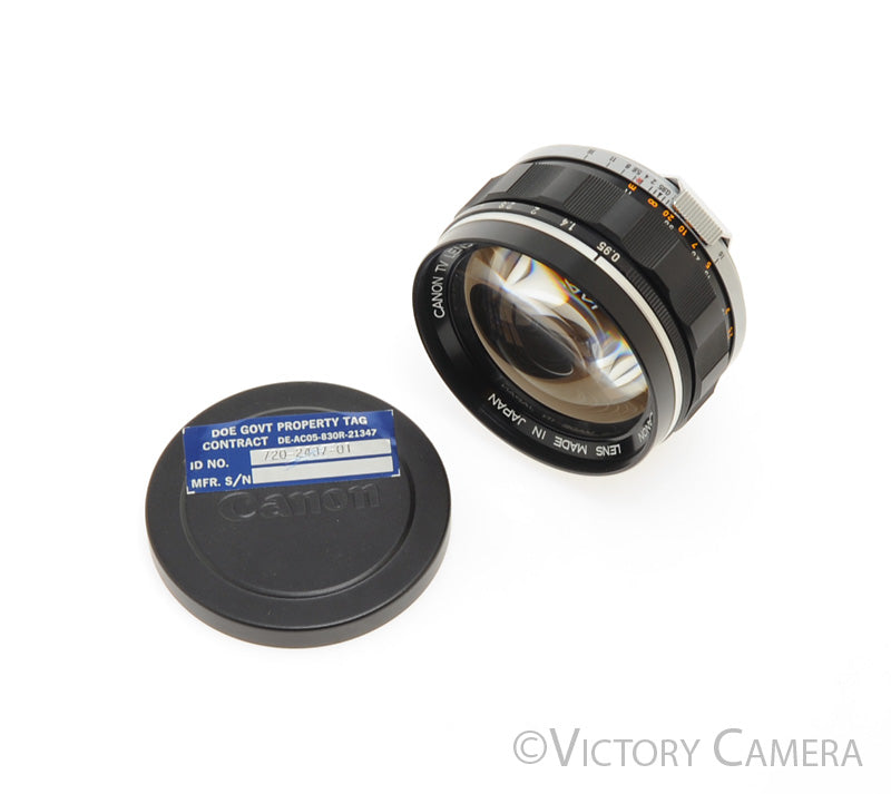 Canon 50mm f0.95 Dream Lens -Beauty- [EXC+] - Victory Camera