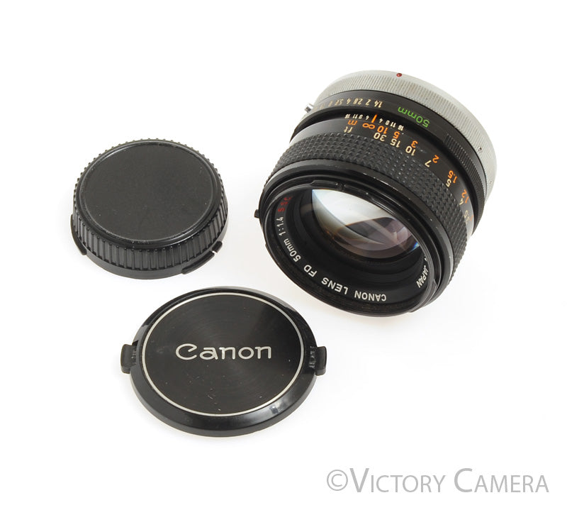 Canon 50mm F1.4 S.S.C Fast Prime Lens for FD Mount [EXC] - Victory Camera