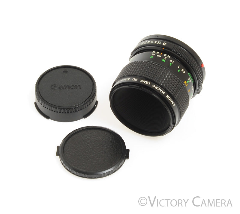 Canon FD 50mm f3.5 (late version) Macro Prime Lens [EX+] - Victory Camera