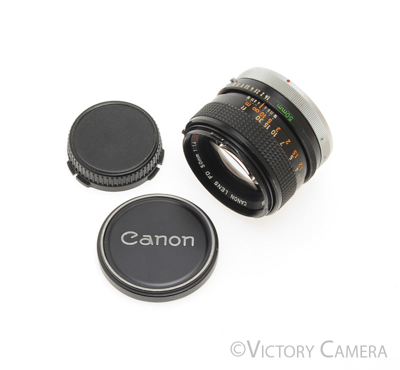 Canon 50mm F1.4 S.S.C Fast Prime Lens for FD Mount [EXC+] - Victory Camera