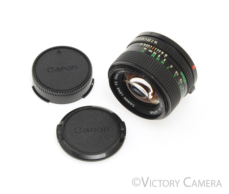 Canon FD 50mm f1.4 (late version) Fast Prime Lens [EXC+] - Victory Camera