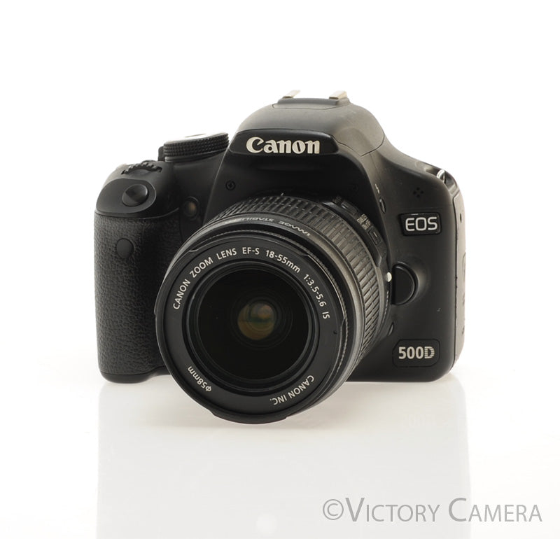 Canon Rebel 500D T1i 15.1mp Digital SLR Camera w/ 18-55mm Lens [EXC] - Victory Camera