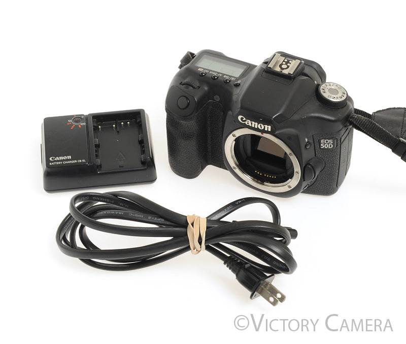 Canon EOS 50D 15.1MP Digital SLR Camera Body w/ Charger  [EXC+] - Victory Camera