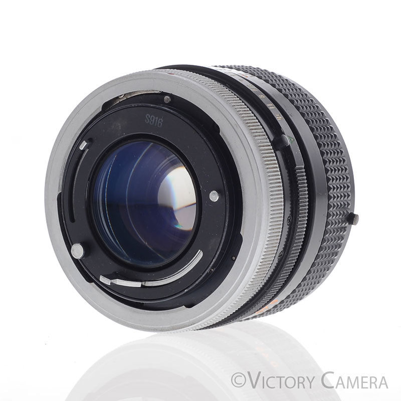 Canon FD 50mm f1.4 S.S.C Fast Prime Lens [EXC-] - Victory Camera