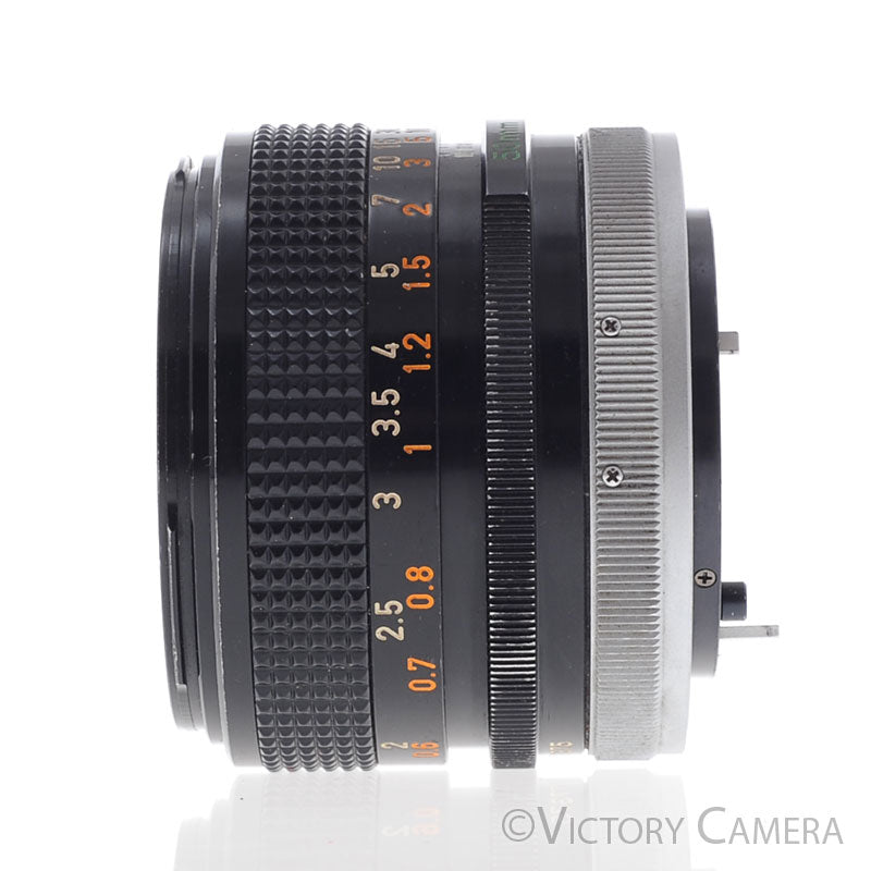Canon FD 50mm f1.4 S.S.C Fast Prime Lens [EXC-] - Victory Camera
