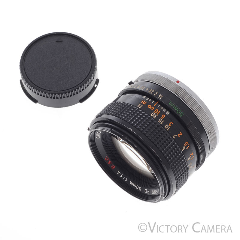 Canon FD 50mm f1.4 S.S.C Fast Prime Lens [EXC-] - Victory Camera