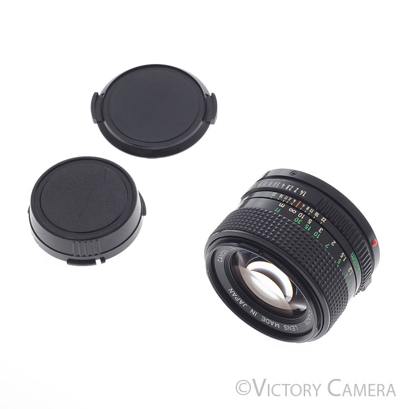 Canon 50mm f1.4 (late model) Fast Prime Lens for FD Mount  [EXC+] - Victory Camera
