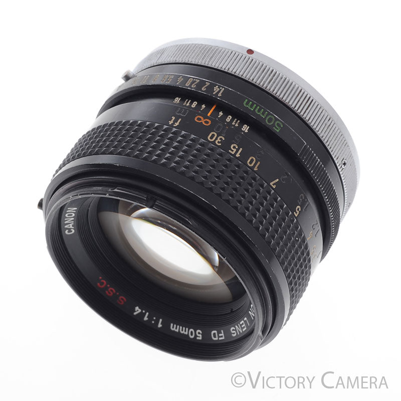 Canon FD S.S.C 50mm f1.4 Fast Prime Lens [EXC] - Victory Camera