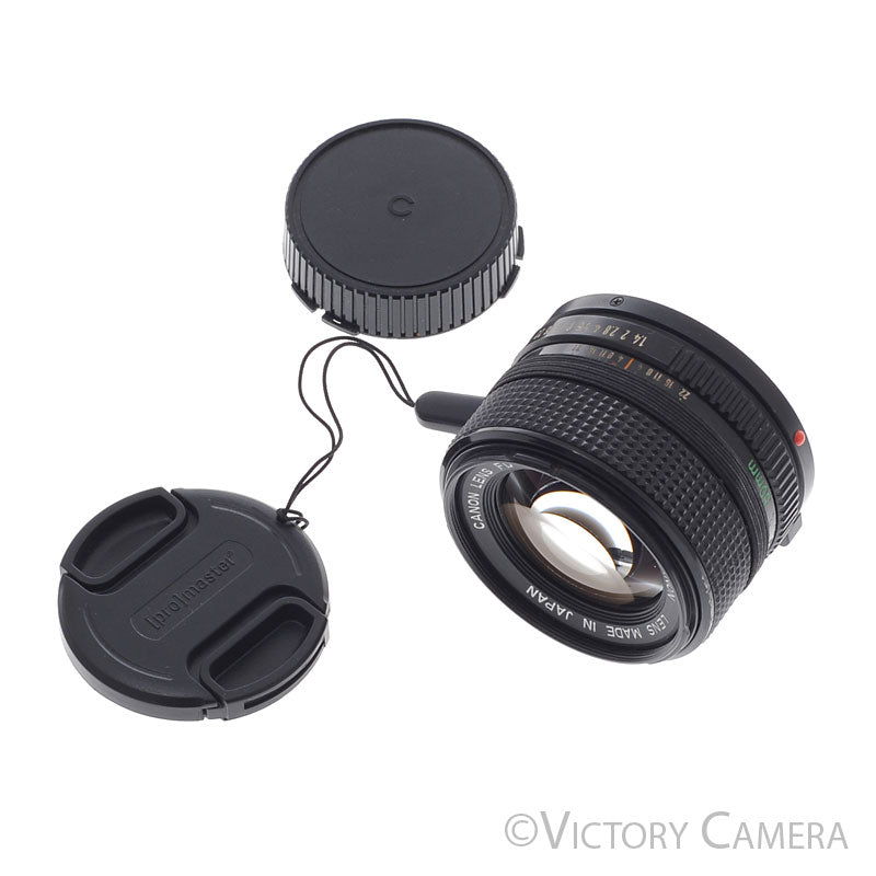 Canon 50mm f1.4 (late model) Fast Prime Lens for FD Mount  [EXC+] - Victory Camera