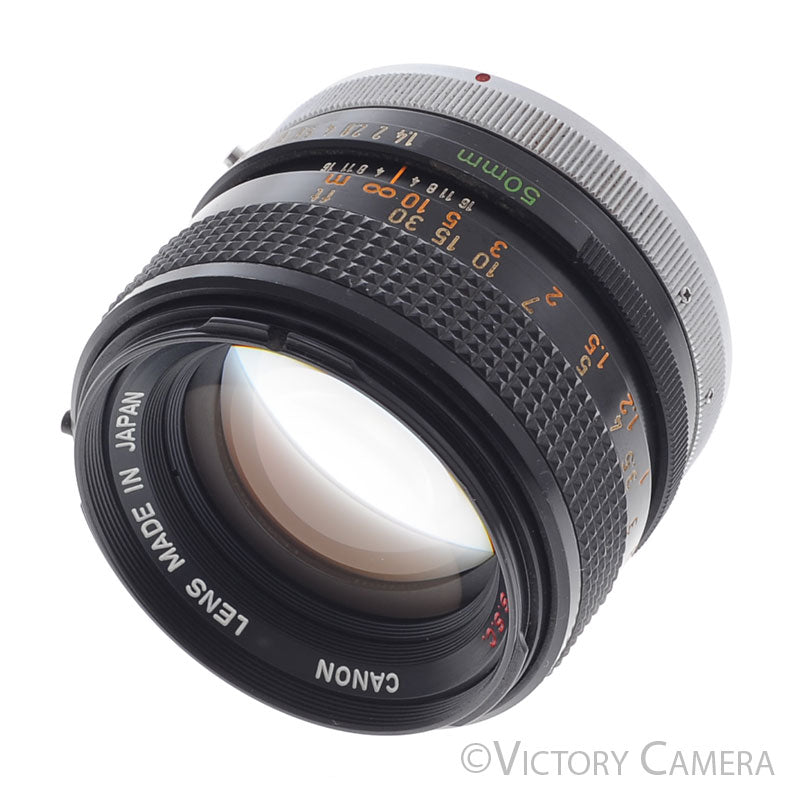 Canon FD S.S.C SSC 50mm f1.4 Fast Prime Lens [EXC] - Victory Camera