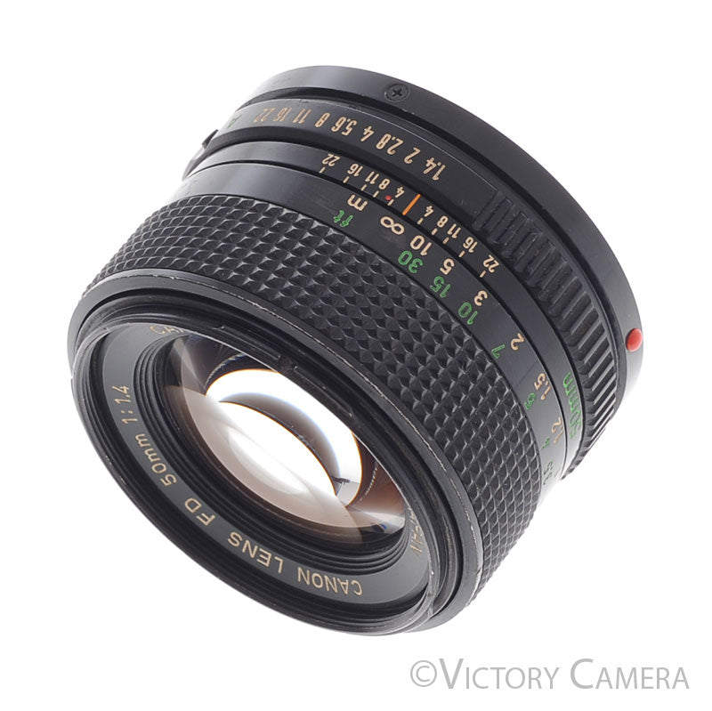 Canon 50mm f1.4 (late model) Fast Prime Lens for FD Mount  [EXC-] - Victory Camera
