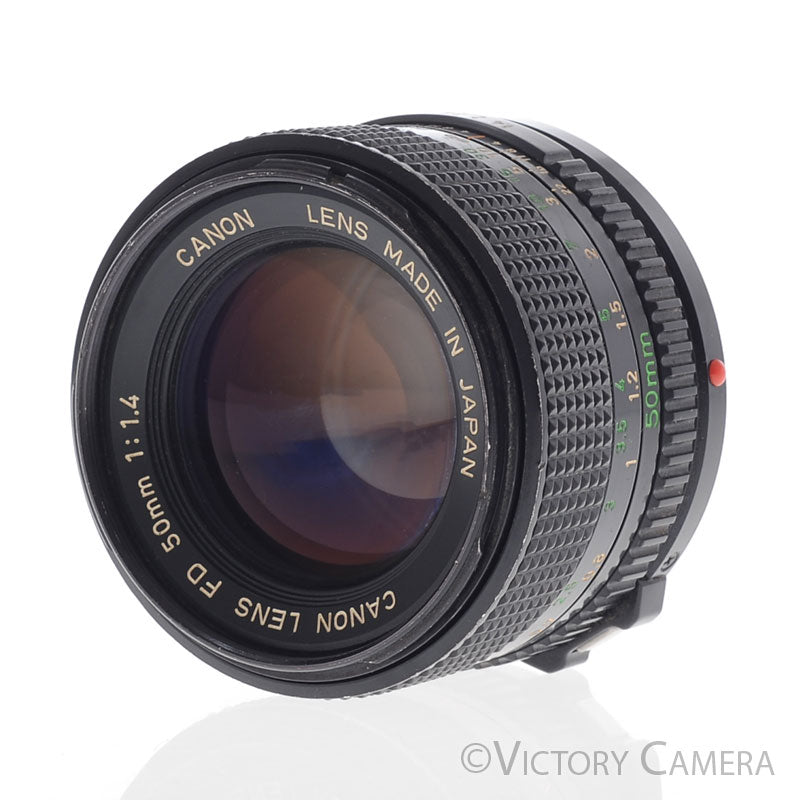 Canon 50mm f1.4 (late model) Fast Prime Lens for FD Mount  [EXC-] - Victory Camera