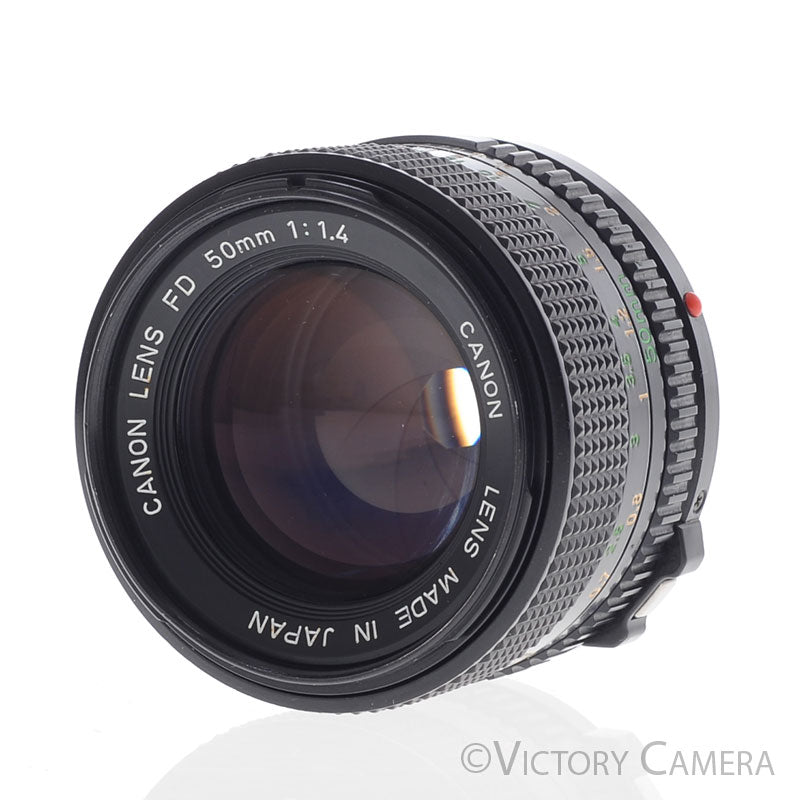 Canon 50mm f1.4 (late model) Fast Prime Lens for FD Mount  [EXC] - Victory Camera