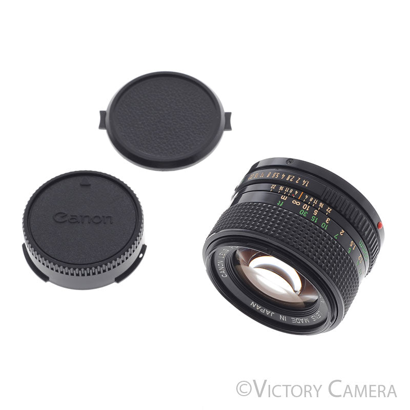 Canon 50mm f1.4 (late model) Fast Prime Lens for FD Mount  [EXC] - Victory Camera