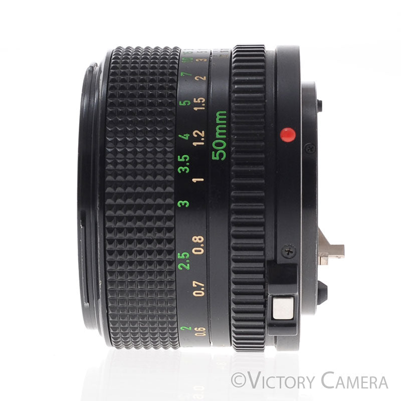 Canon 50mm f1.4 (late model) Fast Prime Lens for FD Mount  [EXC+] - Victory Camera