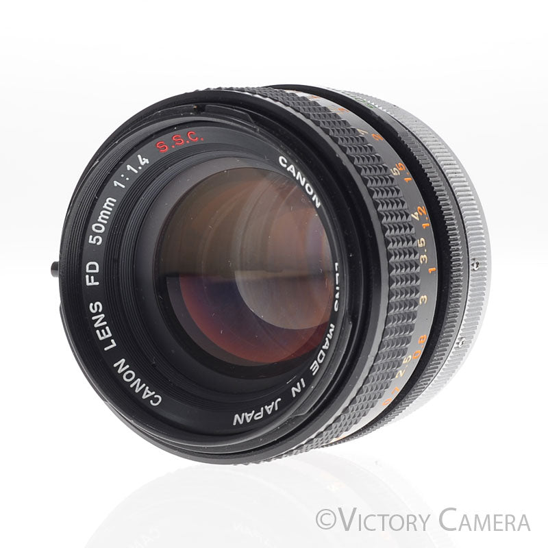 Canon FD 50mm f1.4 S.S.C Fast Prime Lens [EXC-] image 2