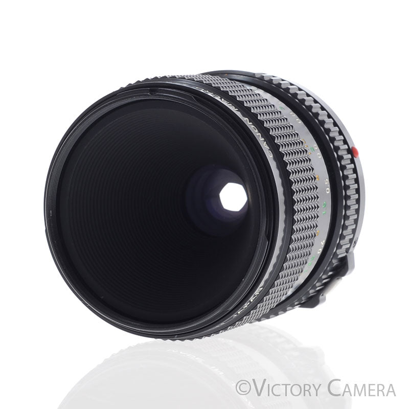 Canon FD 50mm f3.5 (late version) Macro Prime Lens -Fungus- [BAR] - Victory Camera