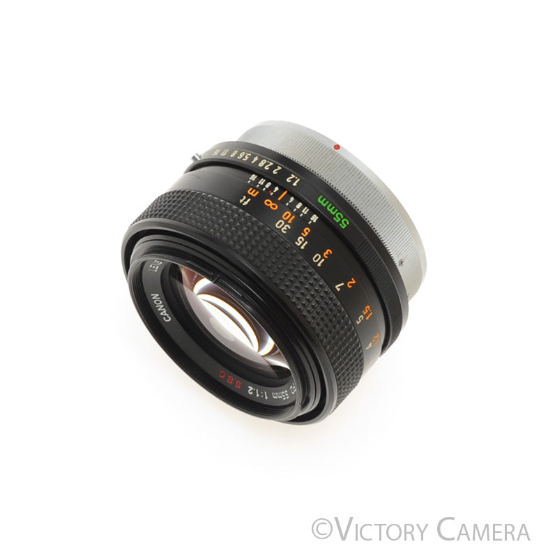 Canon FD 55mm f1.2 S.S.C Fast Portrait Prime Lens [EXC+] - Victory Camera