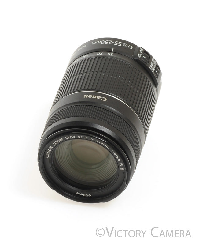 Canon EF-S 55-250mm f4-5.6 IS Telephoto Zoom Lens [EX+] - Victory Camera