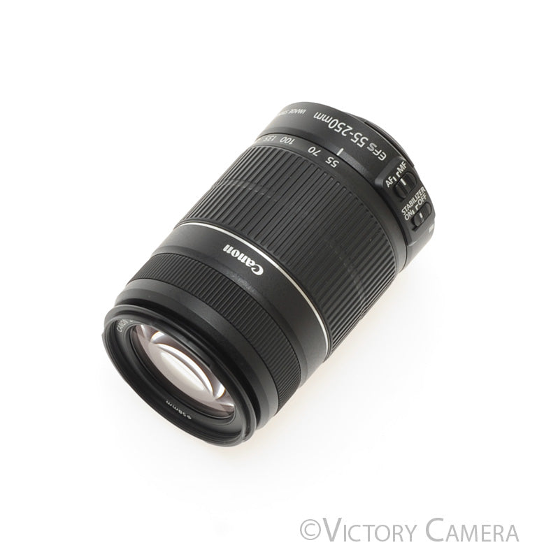 Canon EF-S 55-250mm f4.0-5.6 IS Telephoto Zoom Lens [EXC] - Victory Camera