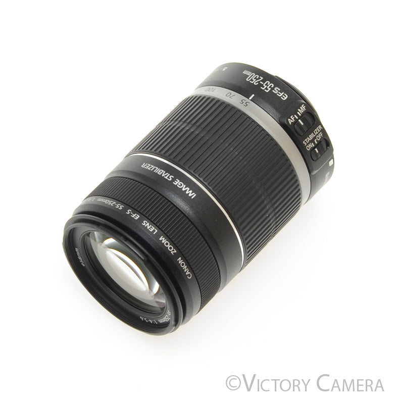 Canon EF-S 55-250mm f4.0-5.6 IS Telephoto Zoom Lens [EXC+] - Victory Camera