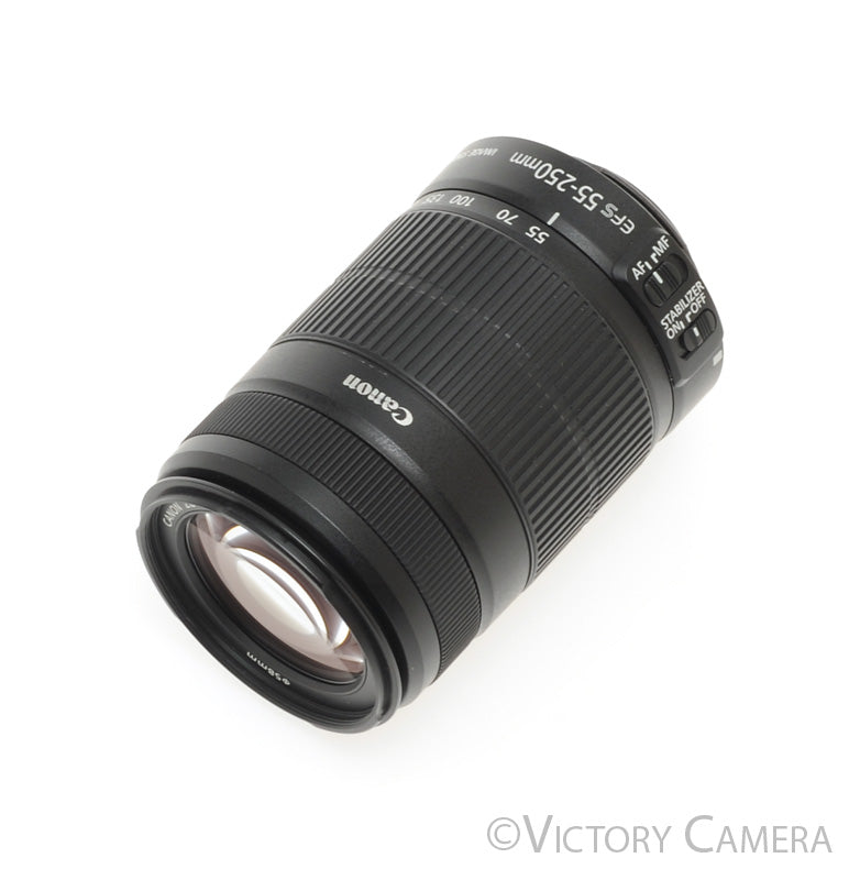 Canon EF-S 55-250mm f4-5.6 IS II Telephoto Zoom Lens  [EXC+] - Victory Camera