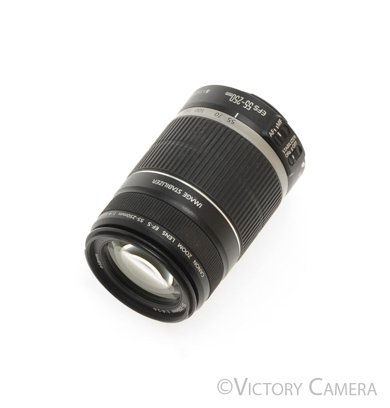 Canon EF-S 55-250mm f4.0-5.6 IS Telephoto Zoom Lens [EXC] - Victory Camera