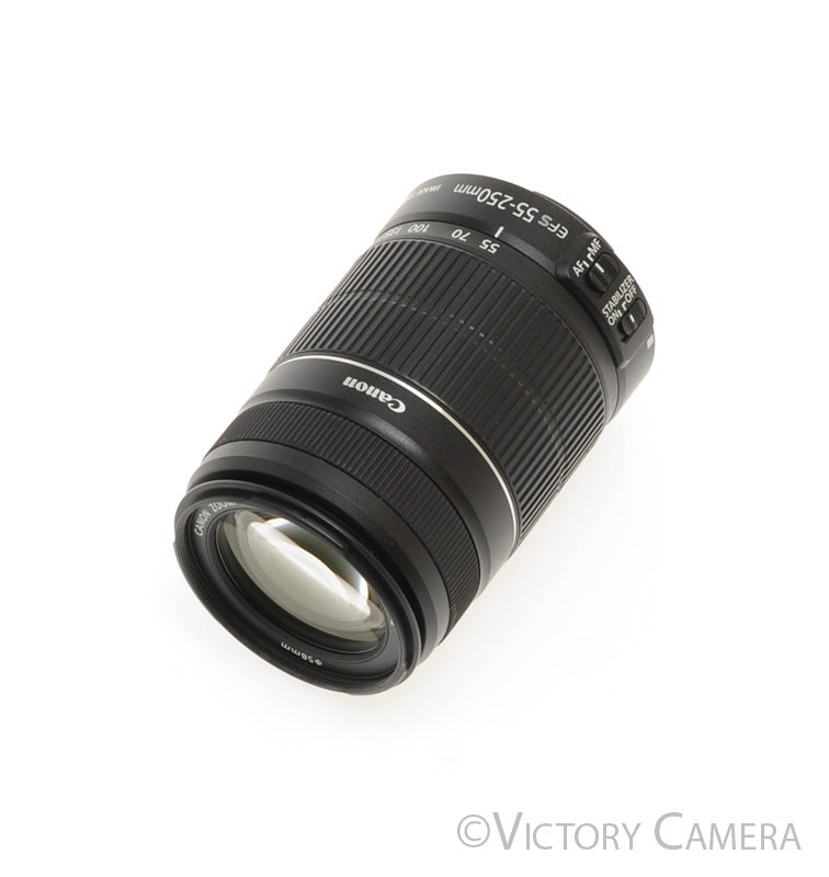 Canon EF-S 55-250mm f4.0-5.6 IS II Telephoto Zoom Len [EXC+] - Victory Camera