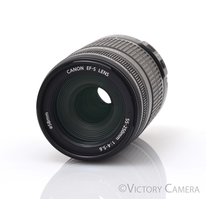 Canon EF-S 55-250mm f4-5.6 IS Telephoto Zoom Lens [EXC] - Victory Camera