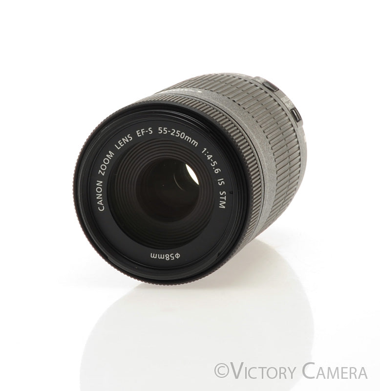 Canon EF-S 55-250mm f4.0-5.6 IS Telephoto Zoom Lens [MINT-] - Victory Camera