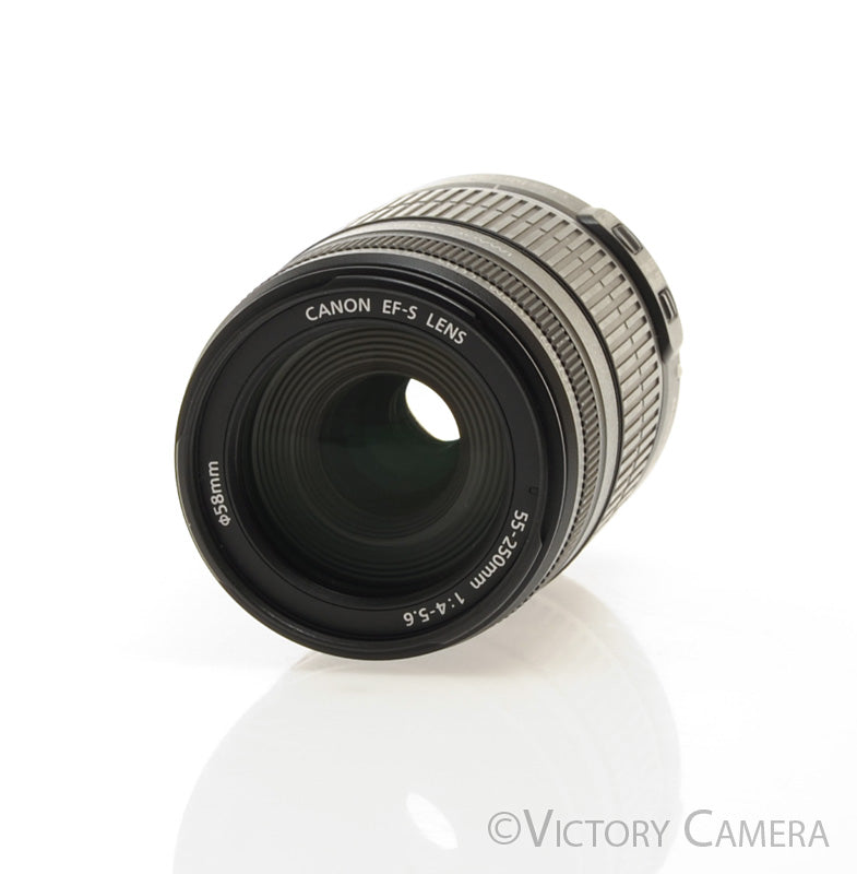 Canon EF-S 55-250mm f4.0-5.6 IS Telephoto Zoom Lens [EXC] - Victory Camera