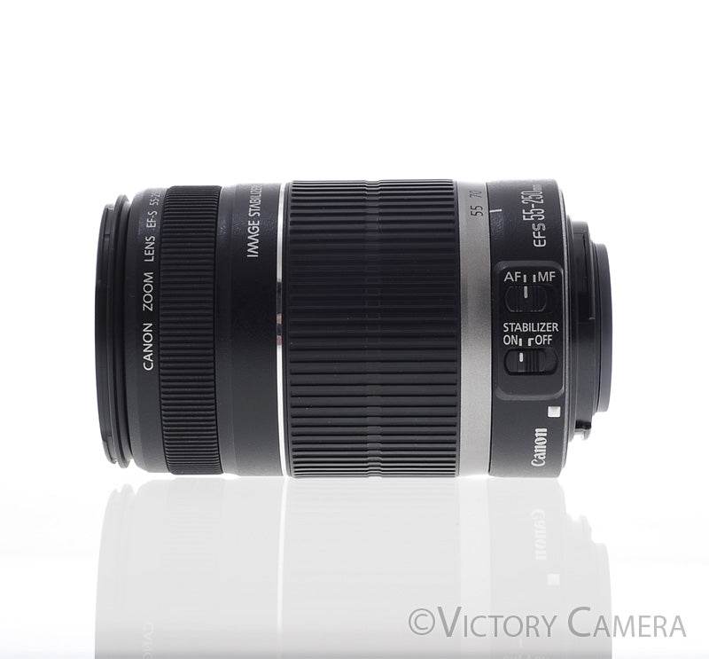 Canon EF-S 55-250mm f4-5.6 IS Telephoto Zoom Lens [EXC+] - Victory Camera