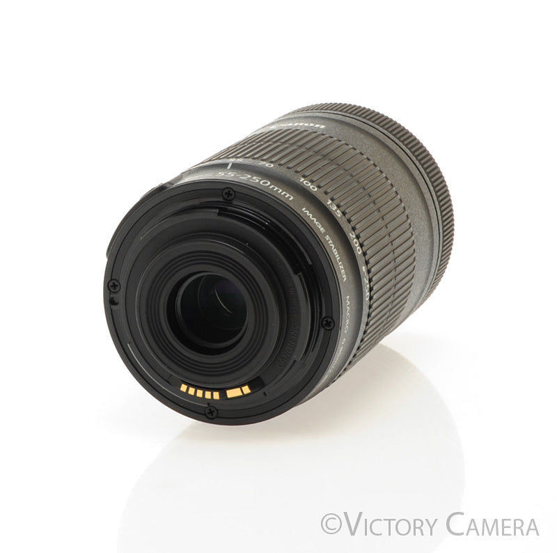 Canon EF-S 55-250mm f4.0-5.6 IS Telephoto Zoom Lens [MINT-] - Victory Camera