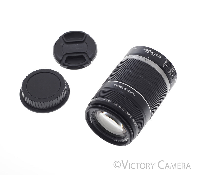 Canon EF-S 55-250mm f4-5.6 IS Telephoto Zoom Lens [EXC+] - Victory Camera
