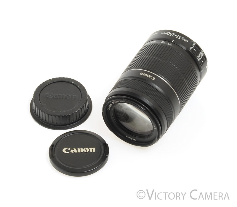 Canon EF-S 55-250mm f4-5.6 IS Telephoto Zoom Lens [EX+] - Victory Camera
