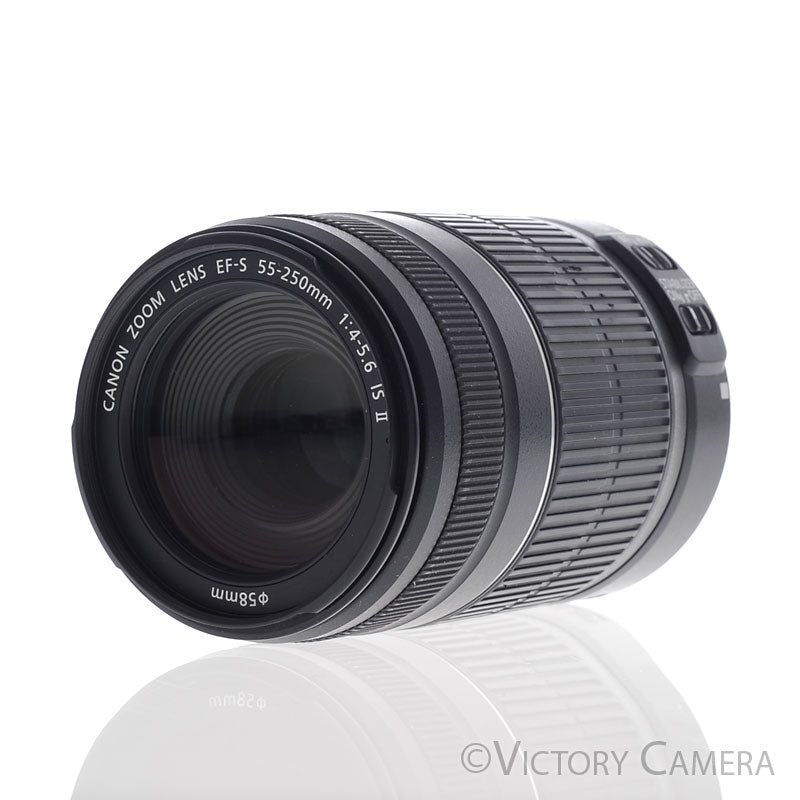 Canon EF-S 55-250mm f4.0-5.6 IS II Telephoto Zoom Lens  [EXC] - Victory Camera