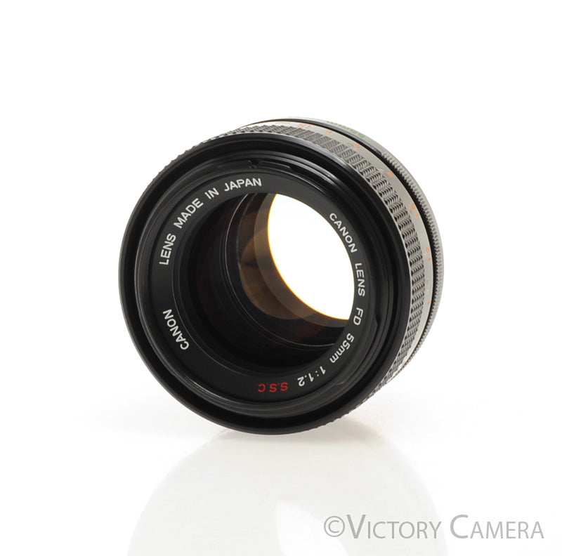 Canon FD 55mm f1.2 S.S.C Fast Portrait Prime Lens [EXC+] - Victory Camera