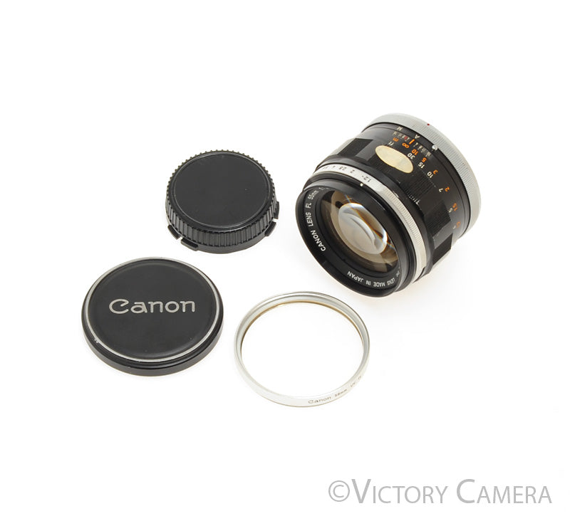Canon FL Mount 55mm f1.2 S.S.C Fast Portrait Prime Lens [EXC+] - Victory Camera