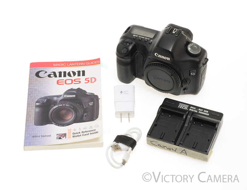 Canon 5D Mark I 12.7 MP DSLR Camera Body w/ Charger [EXC-]