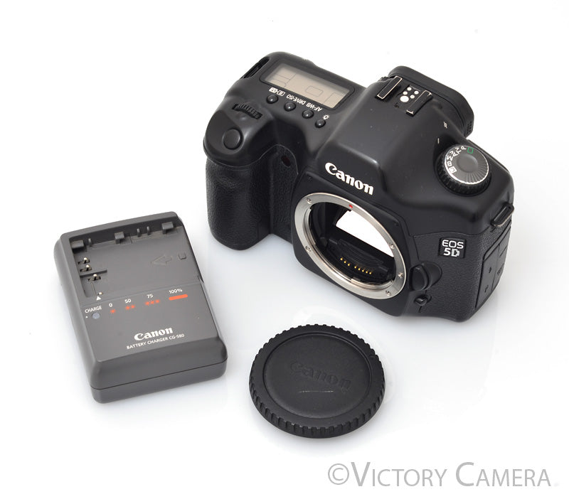 Canon 5D Mark I 12.7 MP DSLR Camera Body w/ Charger [EXC] - Victory Camera