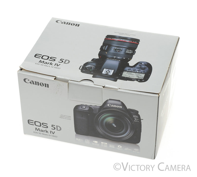 Canon EOS 5D Mark IV 30.4MP 4k Video Full Frame DSLR Camera Body [MINT-] - Victory Camera
