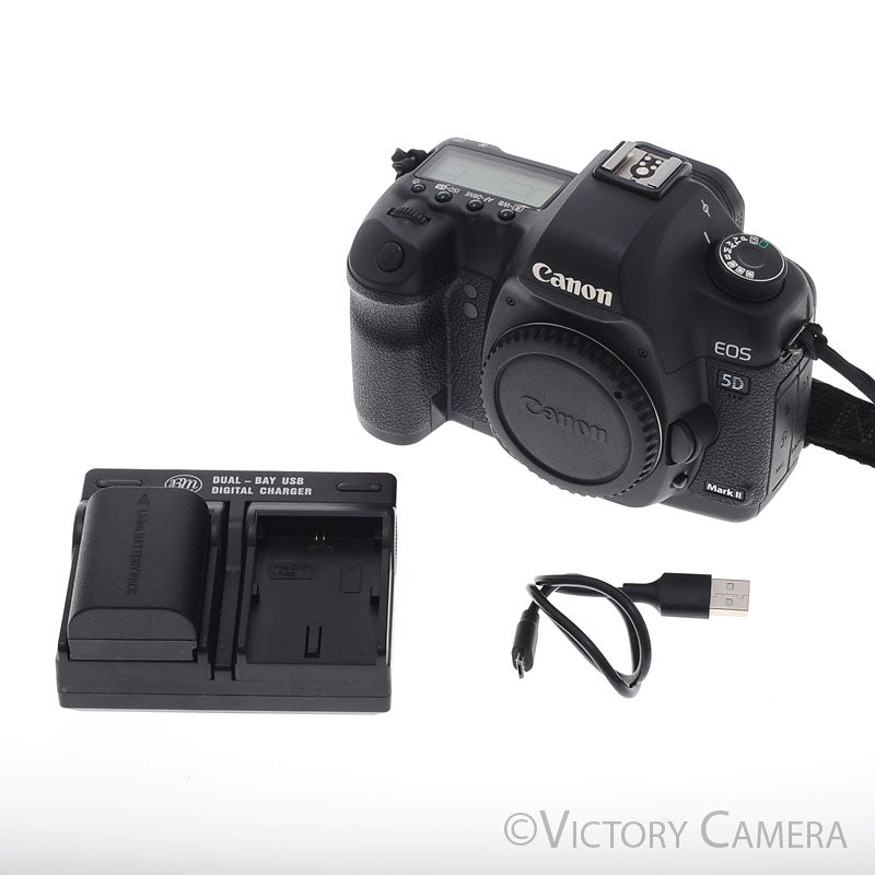 Canon 5D Mark II 21.1MP DSLR Camera Body w/ Charger [EXC] - Victory Camera