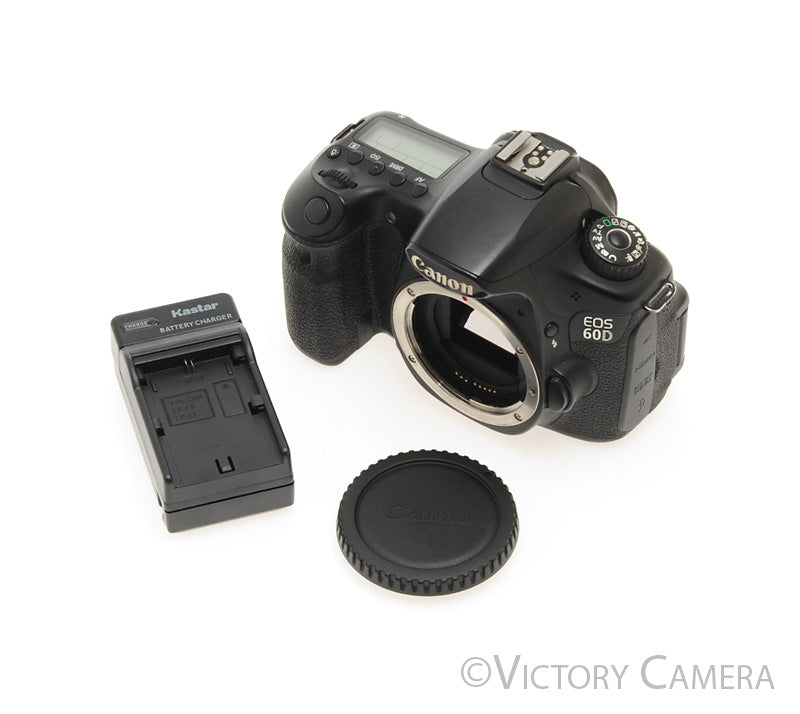 Canon EOS 60D 18MP Digital SLR Camera Body w/ Battery & Charger - Victory Camera