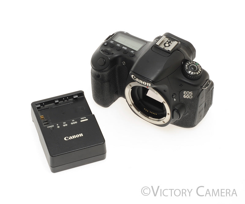Canon EOS 60D 18MP Digital SLR Camera Body w/ Battery & Charger [EXC]