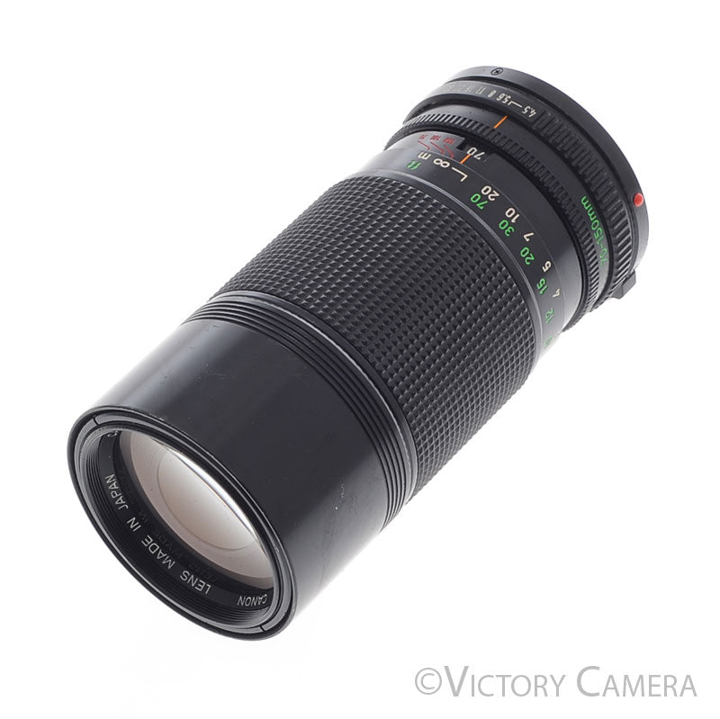 Canon NFD 70-150mm f4.5 Manual Focus Telephoto Zoom Lens [EXC+] - Victory Camera